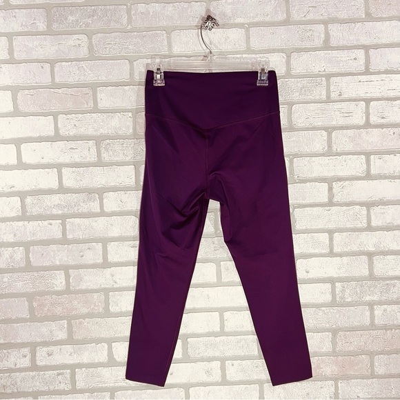 Girlfriend Collective Compressive High Rise Plum Leggings Size M - Picture 6 of 9